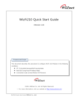 Wiznet WizFi210-EVB Quick start guide