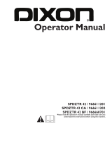 Dixon ZM3016 BF User manual