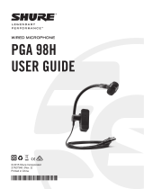 Shure PGA98H User manual