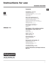 Hotpoint WMAQC 741P UK User guide