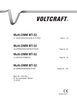 VOLTCRAFT MT-52 Owner's manual