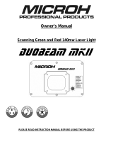 Microh QUADBEAM RG Owner's manual