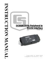Campbell Scientific SC532A CS I/O Peripheral to RS-232 Interface Owner's manual