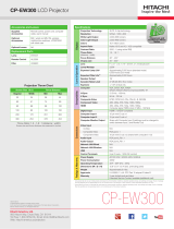 Hitachi CP-EW300 Quick Manual