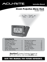 AcuRite Atomic Projection Clock with Indoor Temperature User manual