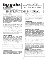 Hy-Gain 18AVQII User manual