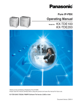 Panasonic KX-TDE200 Operating instructions