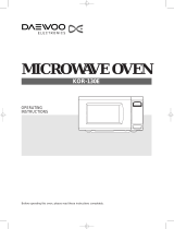 Daewoo KOR-130EW User manual