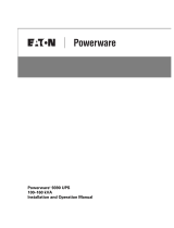 Eaton Powerware 9390 Operating instructions