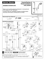 American Standard 1662.600.295 Installation guide