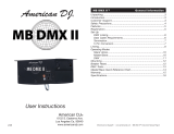 American DJ MB DMX II Heavy Duty Mirror Ball Motor Owner's manual