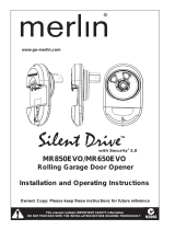 Merlin Silent Drive MR850EVO Installation And Operating Instructions Manual