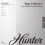 Hunter Fan 28796 Owner's manual