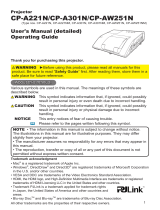 Hitachi CPA301N User manual