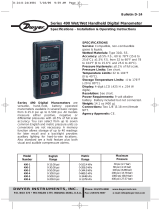 Dwyer Series 490 User manual