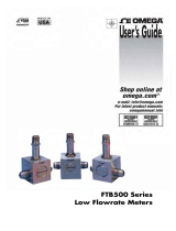 Omega FTB500 Series Owner's manual