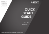 Vizio E552VLE Quick start guide