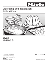 Miele H4780B Owner's manual