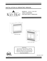 Kozyheat Z42 Owner's manual