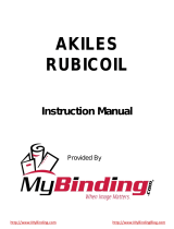 MyBinding Akiles Rubicoil User manual