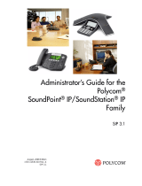 Polycom soundpoint IP series User manual