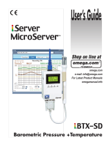 Omega iBTX-SD i®Server MicroServer Owner's manual