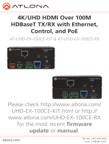 Atlona AT-UHD-EX-100CE-RX Owner's manual
