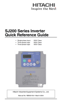 Hitachi SJ200 Series Quick Reference Manual