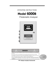 Teledyne 6000B User manual
