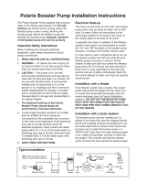 Polaris PB4-60 Installation guide