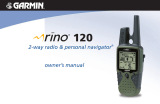 Garmin Rino 120 User manual
