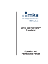 MKS 910 DualTrans Series Owner's Operation And Maintenance Manual