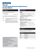Advantech MIOe-220 User manual