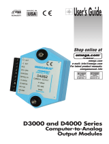 Omega D3000/4000 Owner's manual
