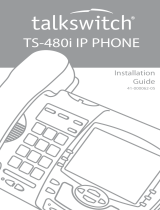 Talkswitch TS-480i Installation guide