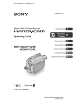 Sony DCR-HC26E User manual