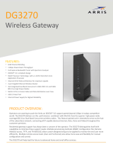 Arris DG3270 Wireless Gateway Owner's manual