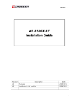 Acrosser Technology AR-ES0631ET Owner's manual
