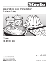 Miele MasterChef H 4890 B2 User manual