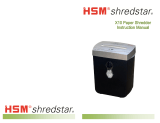 HSM shredstar X6pro User manual