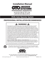 GTO 2002XLS Installation guide