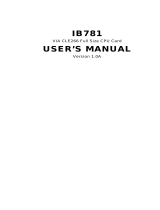 VIA Technologies IB781 User manual
