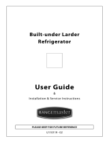 Rangemaster Under Counter Fridge User guide