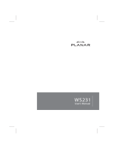 Planar WS231 User manual