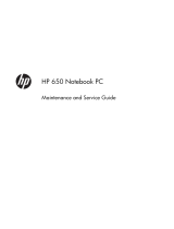 HP 650 Notebook PC User guide