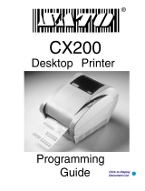 SATO CX200 User manual