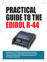 Edirol R-44 User manual