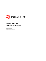 Polycom Vortex EF2280 Reference guide