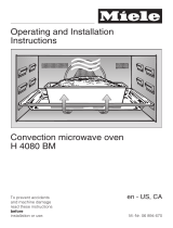 Miele H 4080 BM Operating instructions