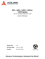 ADLINK Technology LPCIe-7230 User manual